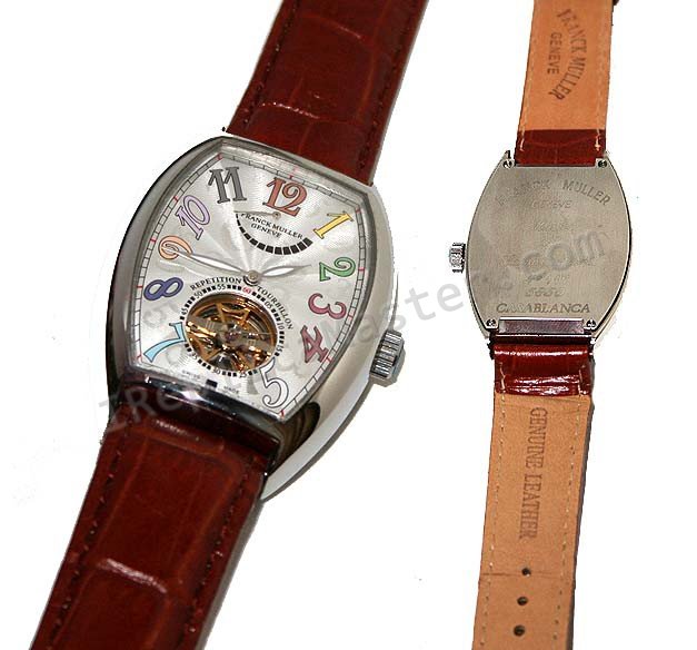 Franck Muller Casablanca Power Reserve Tourbillon Replik Uhr - zum Schließen ins Bild klicken