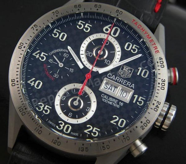 TAG Carrera Calibre 16 Replica Swiss Chronograph Replica Orologio svizzeri