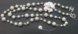 Chanel Replica White Pearl Necklace Chanel Replica White Pearl Necklace