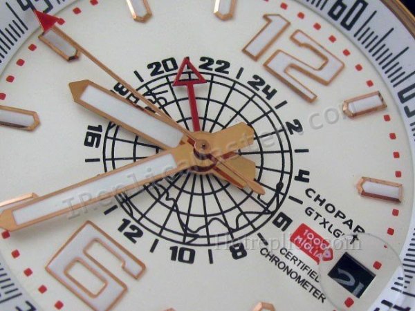 ショパールマイルMilgiaのグランツーリスモ契約GMTのレプリカ時計