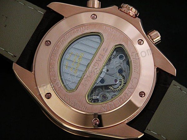 タグホイヤーグランドカレラは17クロノグラフキャリバー。スイス時計のレプリカ