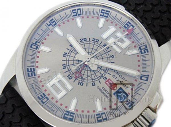 ショパールマイルMilgiaのグランツーリスモ契約GMTまでですスイス時計のレプリカ