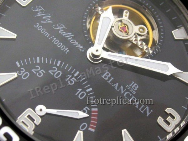 ブランパンのスポーツは50トゥールビヨンメンズの時計のレプリカを尋