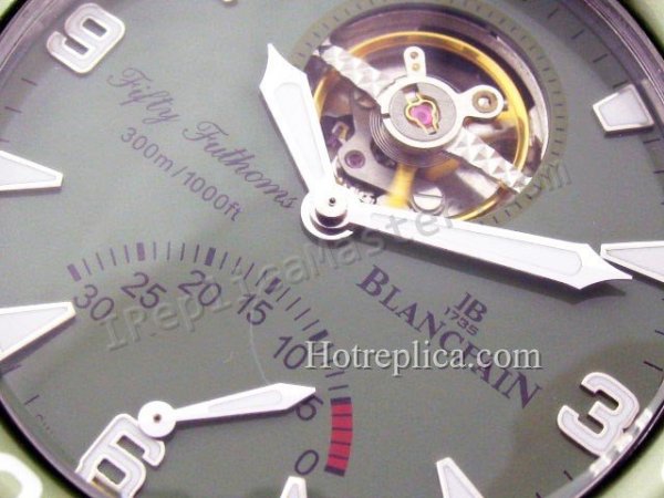 ブランパンのスポーツは50トゥールビヨンメンズの時計のレプリカを尋