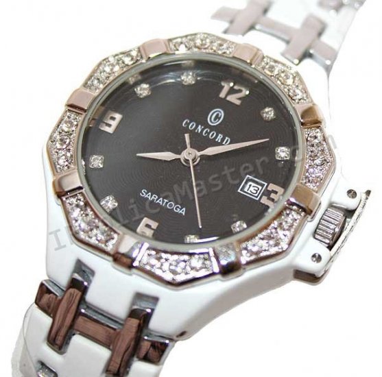 コンコードサラトガSSと女性向けPGのダイヤモンドはレプリカ時計