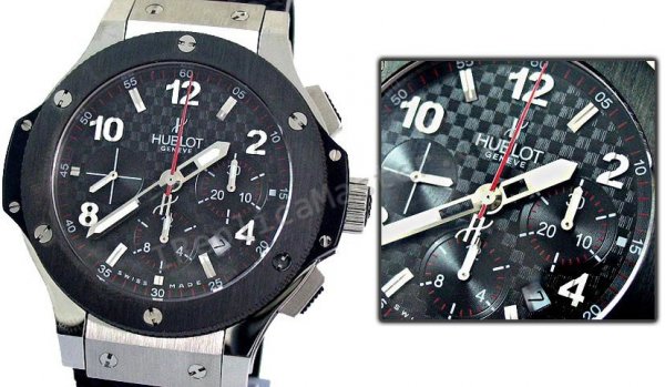 Hublot Big Bang Chronograph Swiss Replica Watch Movment Suíço Réplica Relógio