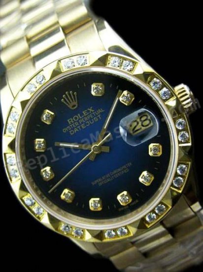 Rolex Oyster Perpetual Datejust Suíço Réplica Relógio