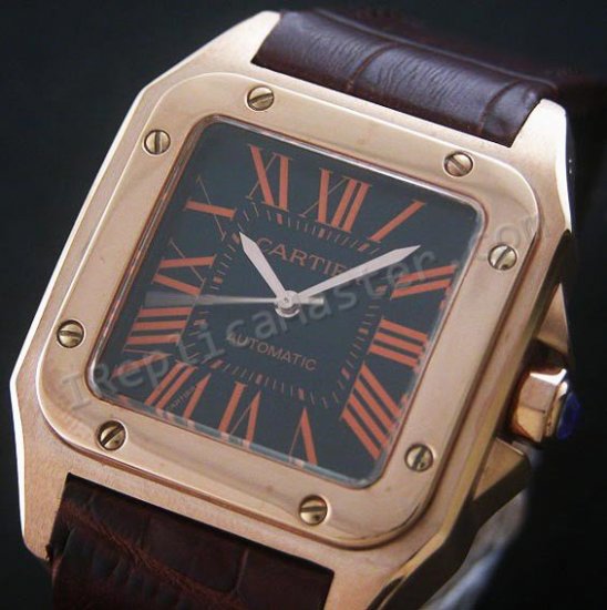 Cartier Santos 100 Suíço Réplica Relógio