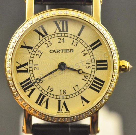 Cartier tem de quartzo, réplica em tamanho pequeno