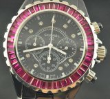 Шанель J12 Хронограф бриллианты, Real керамический корпус А Brac Шанель J12 Хронограф бриллианты, Real керамический корпус А Brac