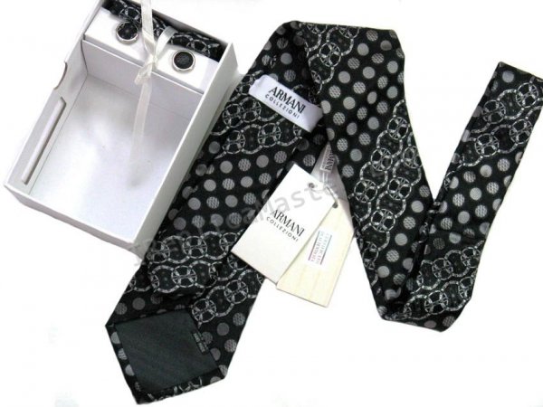 Armani галстук и запонки набора реплик